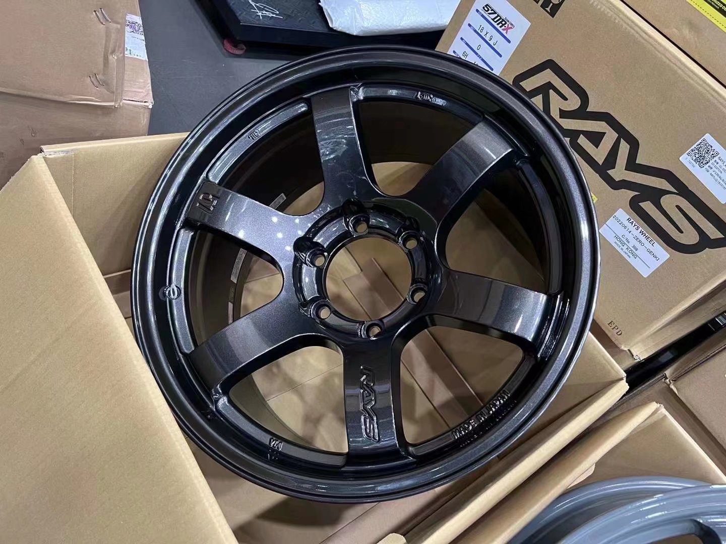 來換一雙新鞋#RAYS 57DRX#6*139.7#18寸#限量版本水泥灰