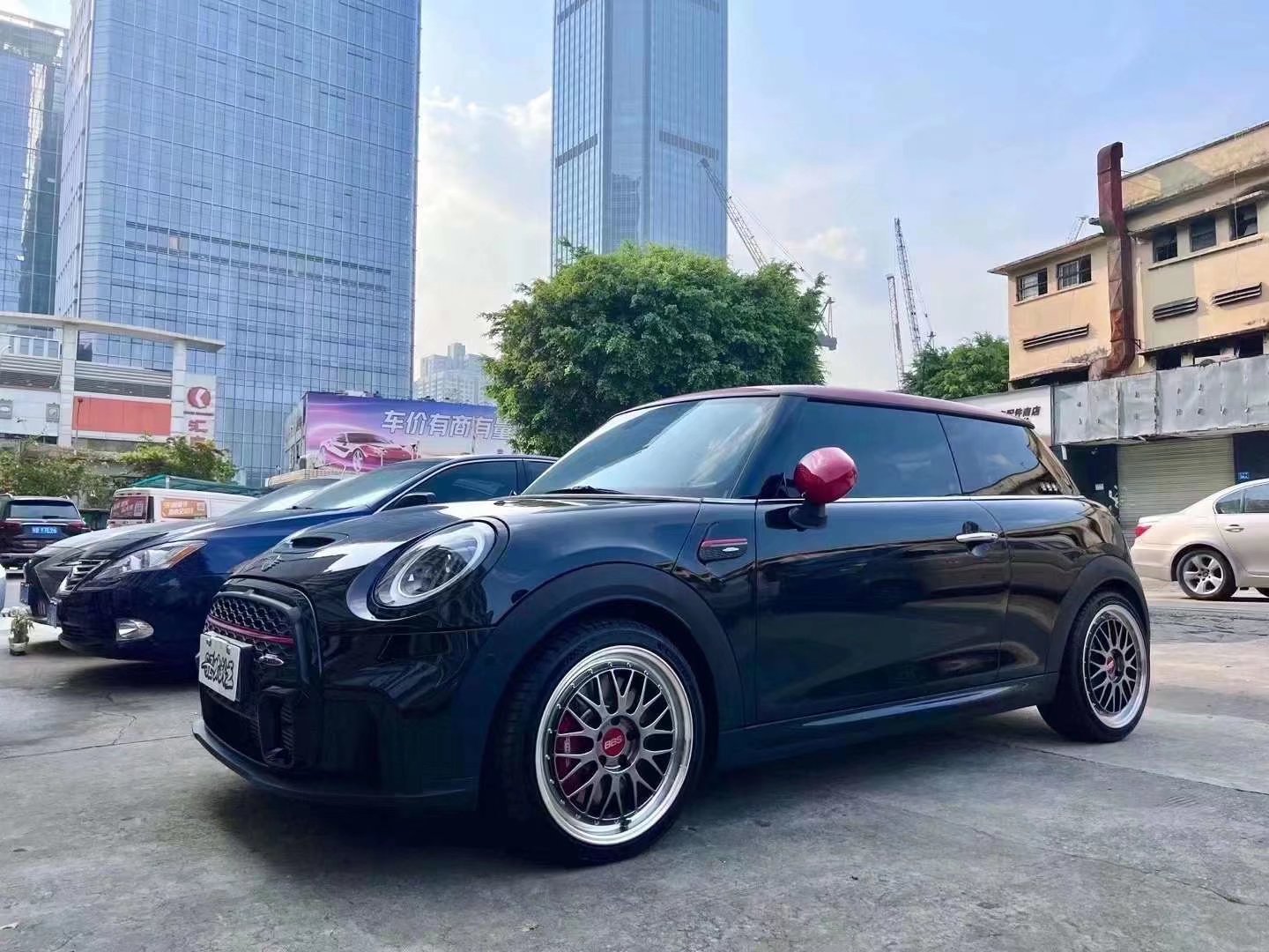 Mini JCW換全新BBS LM DB色 18寸 搭配 米其林PS5 完 工