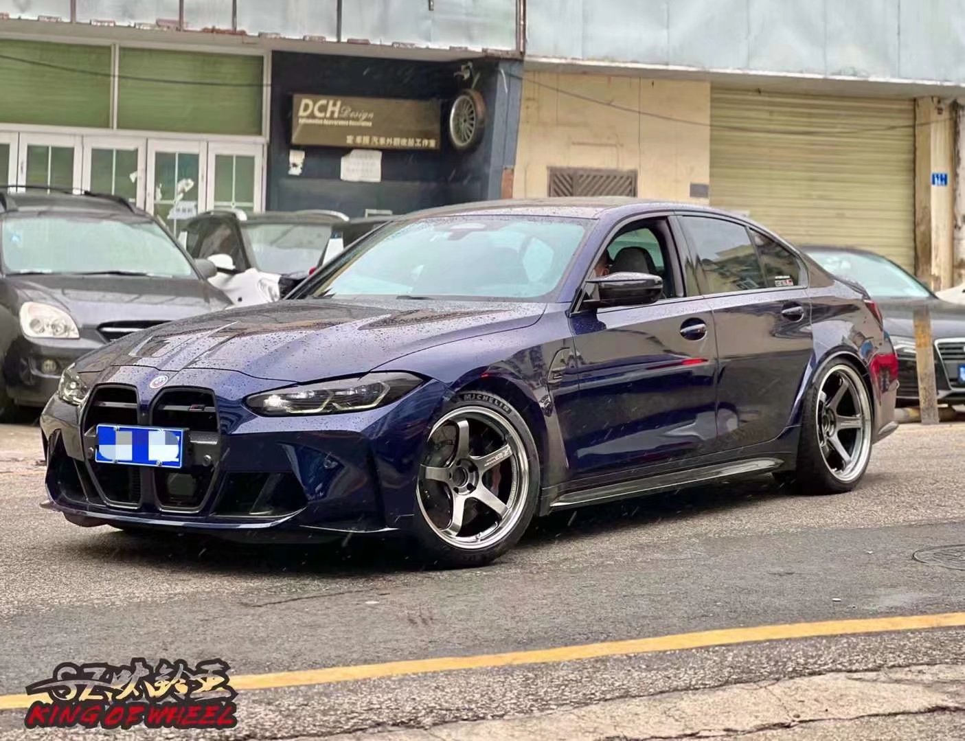 寶馬M3換橫濱ADVAN GT 前19后20寸完工 科吉動平衡，霍夫曼平衡塊
