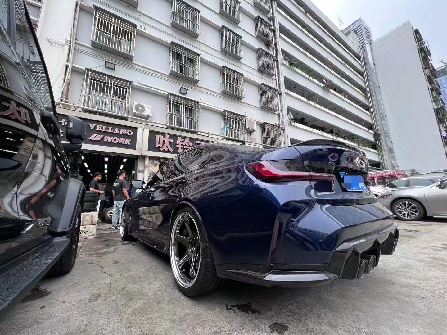 寶馬M3換橫濱ADVAN GT 前19后20寸完工 科吉動平衡，霍夫曼平衡塊