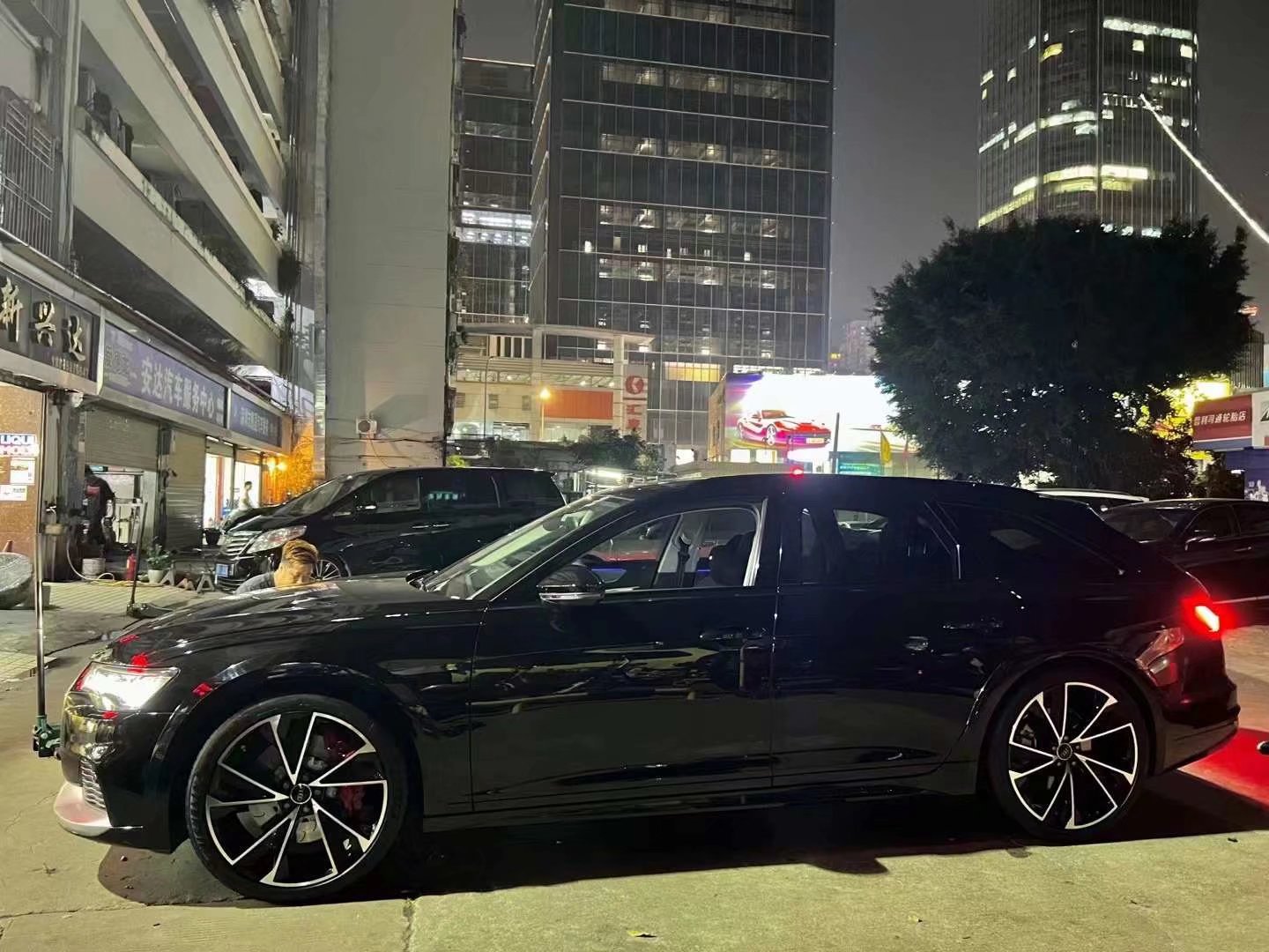 奧迪A6 allroad 換TLFW 鍛造定制21寸米其林輪胎完工