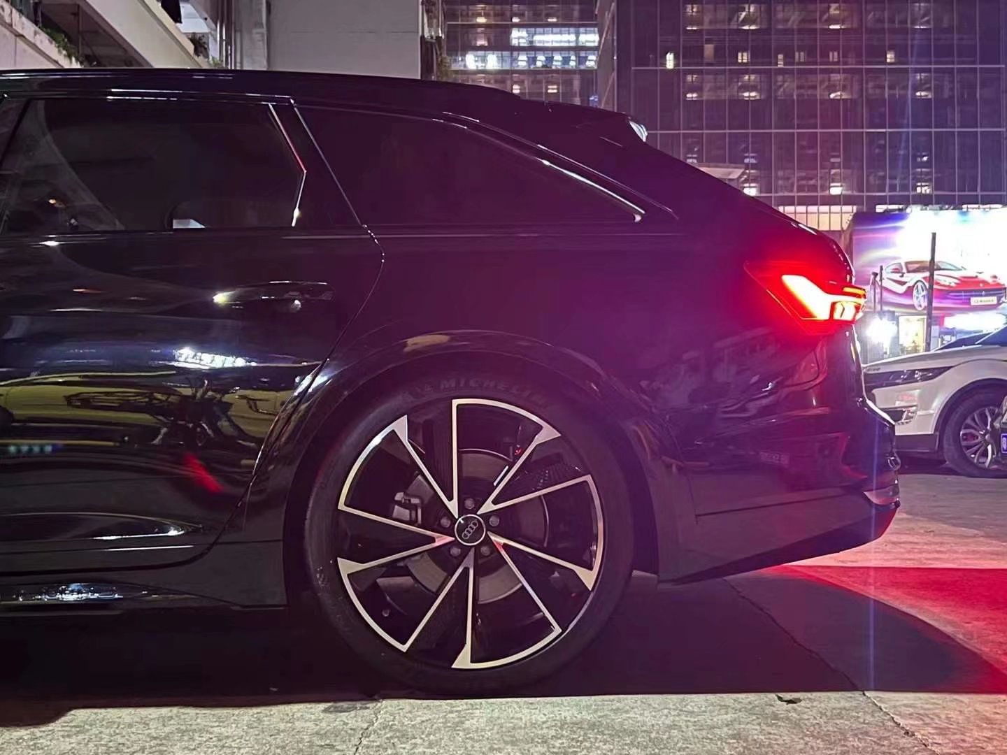 奧迪A6 allroad 換TLFW 鍛造定制21寸米其林輪胎完工