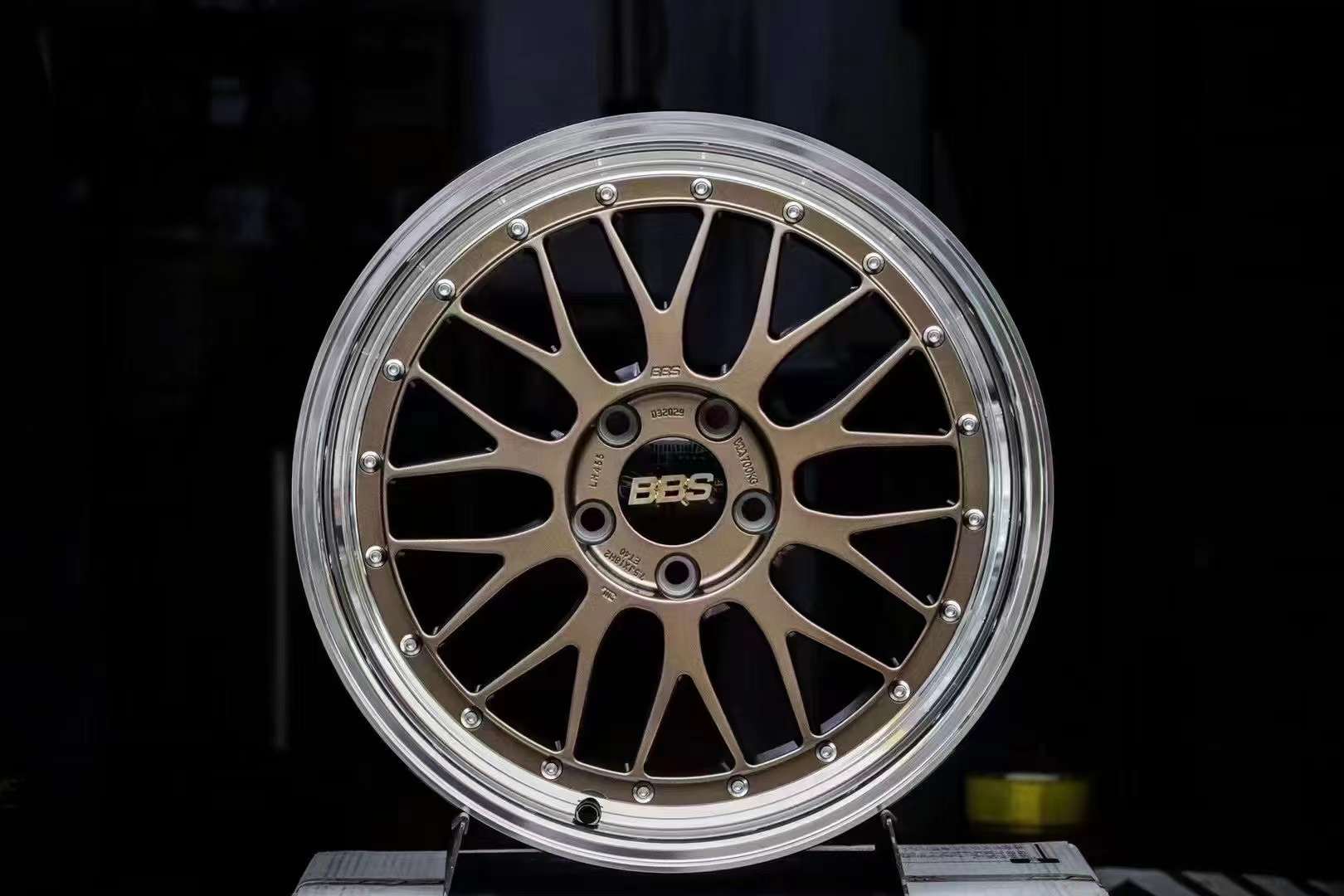 日本BBS LM MBZ-BKDB 古銅18寸 7.5 ET40 5*112